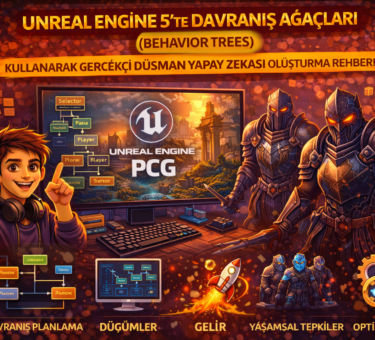 Unreal Engine 5'te Davranış Ağaçları (Behavior Trees) Kullanarak Gerçekçi Düşman Yapay Zekası Oluşturma Rehberi - Indie Atölye