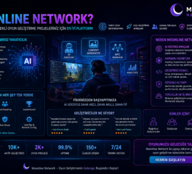 Neden Moonline Network? Yapay Zeka Destekli Oyun Geliştirme Projeleriniz İçin En İyi Platform - Indie Atölye